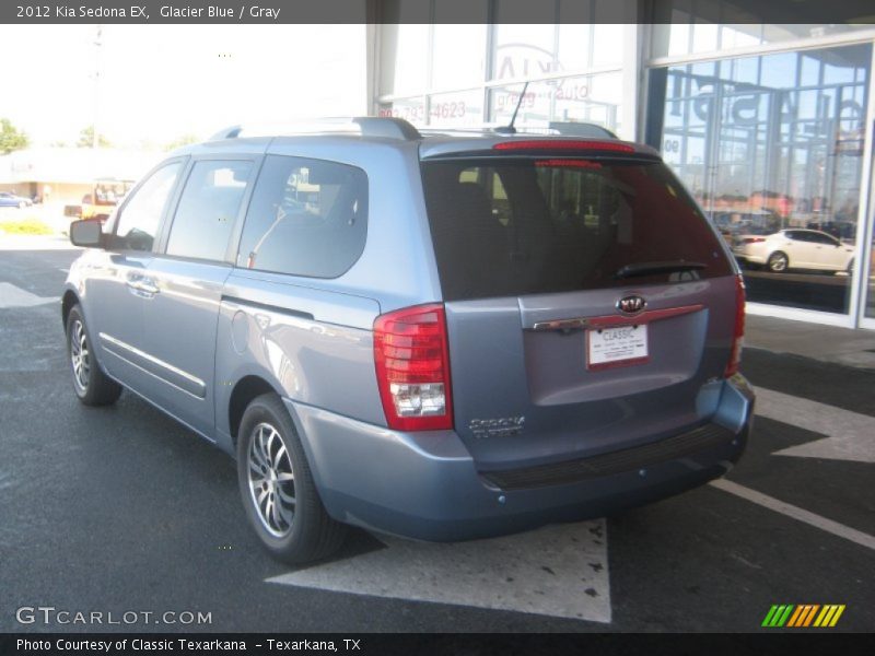 Glacier Blue / Gray 2012 Kia Sedona EX
