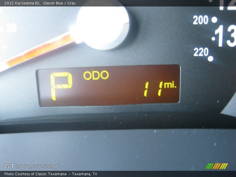 Glacier Blue / Gray 2012 Kia Sedona EX