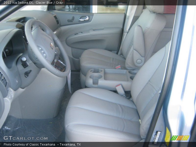 Glacier Blue / Gray 2012 Kia Sedona EX