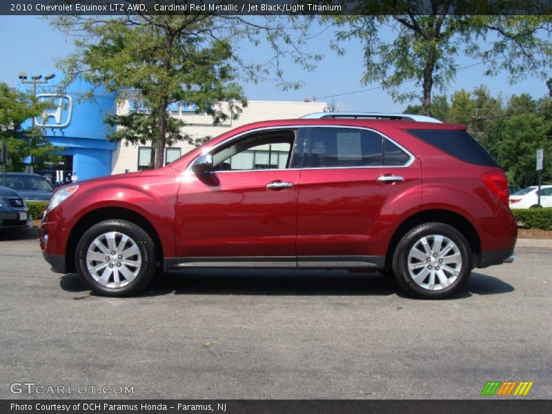 Cardinal Red Metallic / Jet Black/Light Titanium 2010 Chevrolet Equinox LTZ AWD
