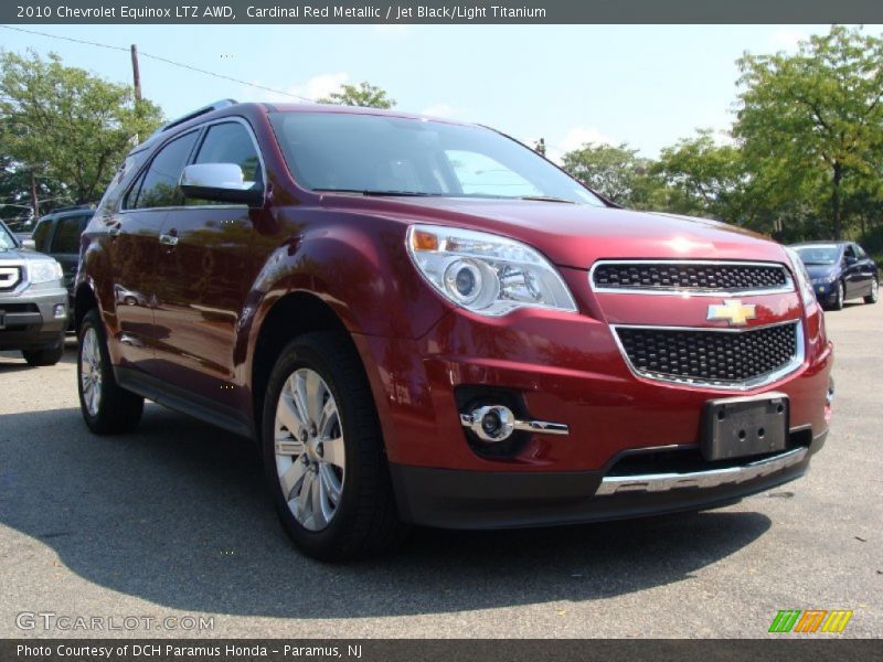 Cardinal Red Metallic / Jet Black/Light Titanium 2010 Chevrolet Equinox LTZ AWD
