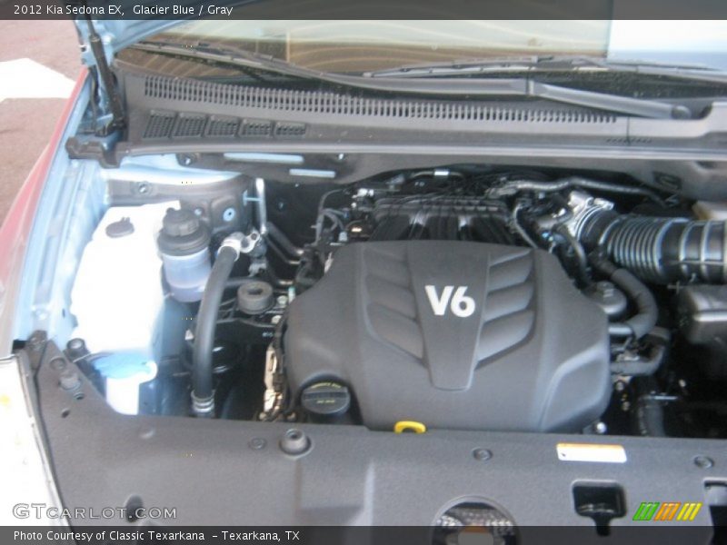 Glacier Blue / Gray 2012 Kia Sedona EX