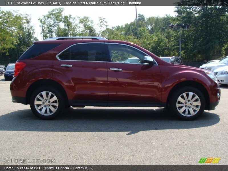 Cardinal Red Metallic / Jet Black/Light Titanium 2010 Chevrolet Equinox LTZ AWD