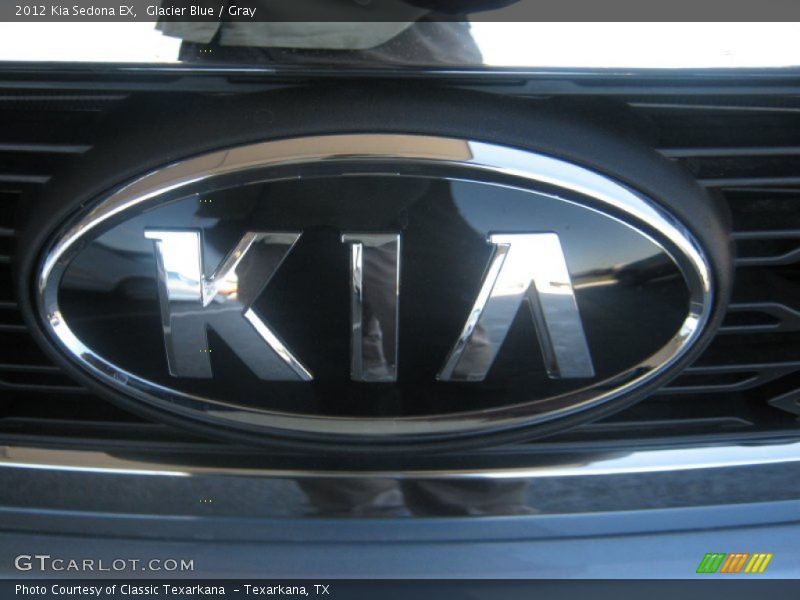 Glacier Blue / Gray 2012 Kia Sedona EX