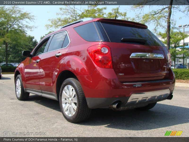 Cardinal Red Metallic / Jet Black/Light Titanium 2010 Chevrolet Equinox LTZ AWD