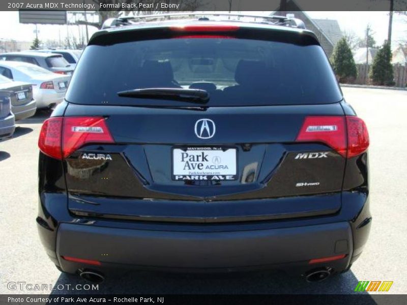 Formal Black Pearl / Ebony 2007 Acura MDX Technology