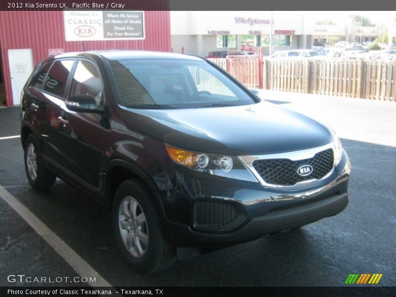 Pacific Blue / Gray 2012 Kia Sorento LX
