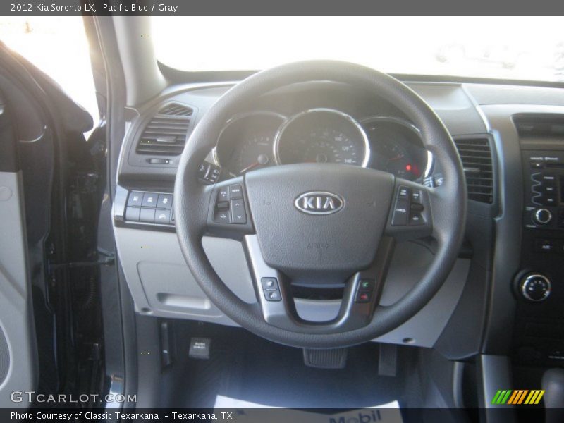 Pacific Blue / Gray 2012 Kia Sorento LX