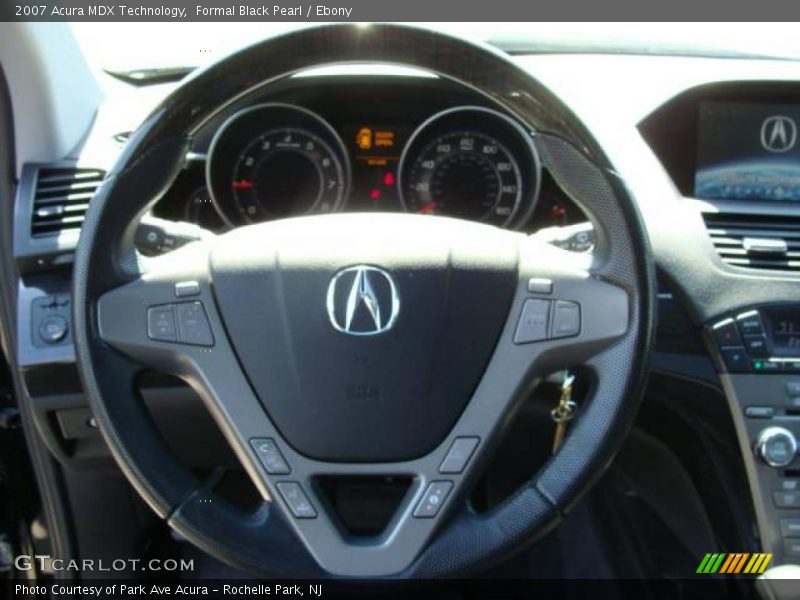 Formal Black Pearl / Ebony 2007 Acura MDX Technology