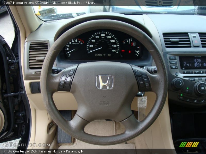  2007 Accord SE Sedan Steering Wheel