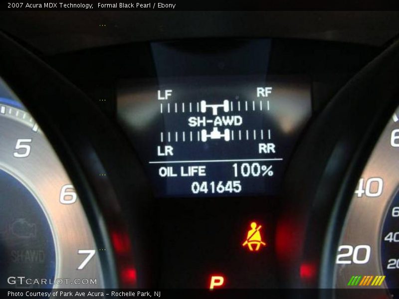 Formal Black Pearl / Ebony 2007 Acura MDX Technology