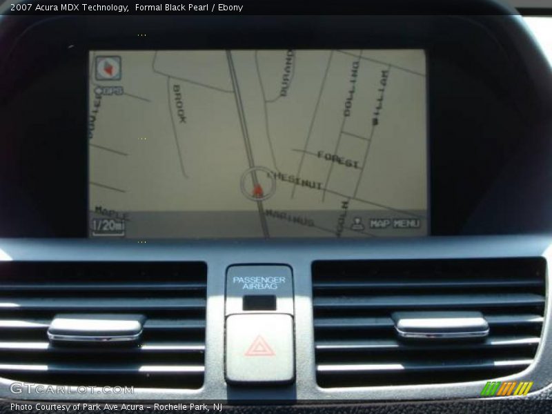Formal Black Pearl / Ebony 2007 Acura MDX Technology