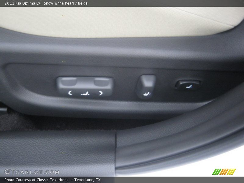 Snow White Pearl / Beige 2011 Kia Optima LX