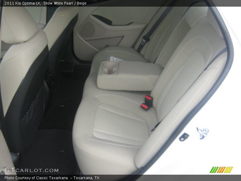 Snow White Pearl / Beige 2011 Kia Optima LX