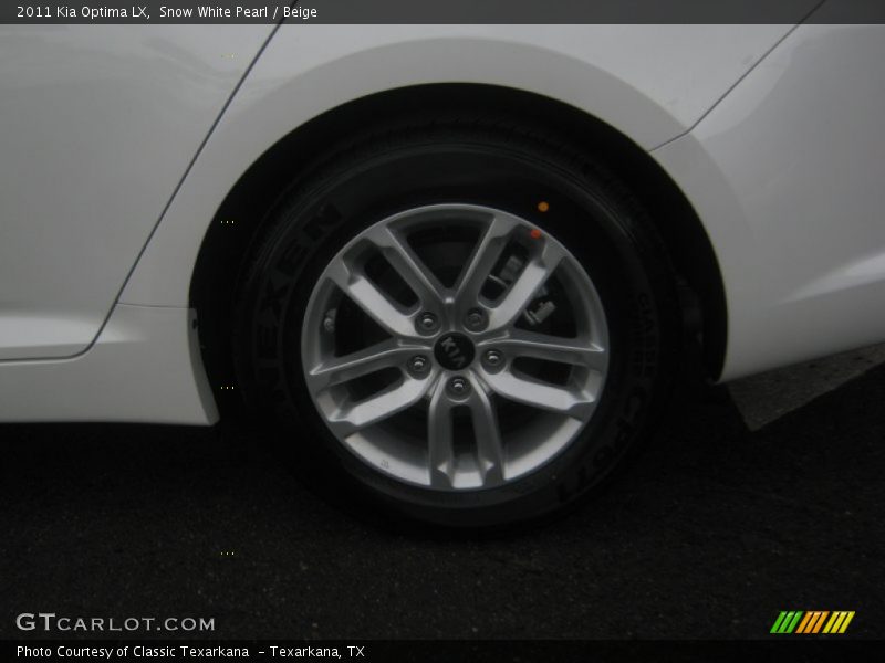 Snow White Pearl / Beige 2011 Kia Optima LX