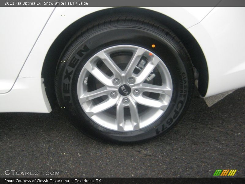 Snow White Pearl / Beige 2011 Kia Optima LX