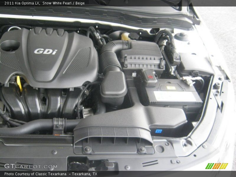 Snow White Pearl / Beige 2011 Kia Optima LX