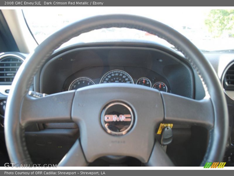 Dark Crimson Red Metallic / Ebony 2008 GMC Envoy SLE