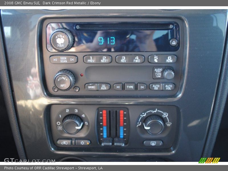 Dark Crimson Red Metallic / Ebony 2008 GMC Envoy SLE