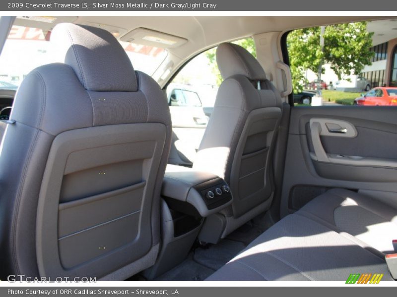 Silver Moss Metallic / Dark Gray/Light Gray 2009 Chevrolet Traverse LS