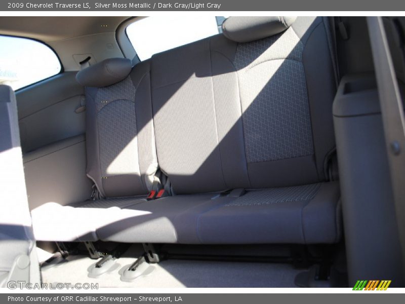 Silver Moss Metallic / Dark Gray/Light Gray 2009 Chevrolet Traverse LS