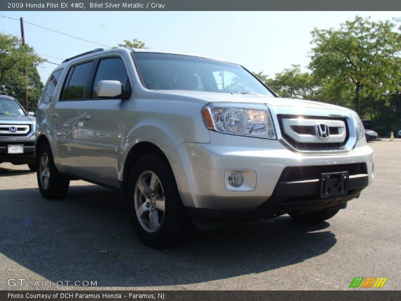 Billet Silver Metallic / Gray 2009 Honda Pilot EX 4WD