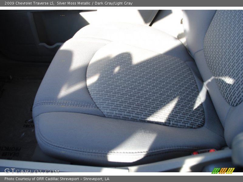 Silver Moss Metallic / Dark Gray/Light Gray 2009 Chevrolet Traverse LS
