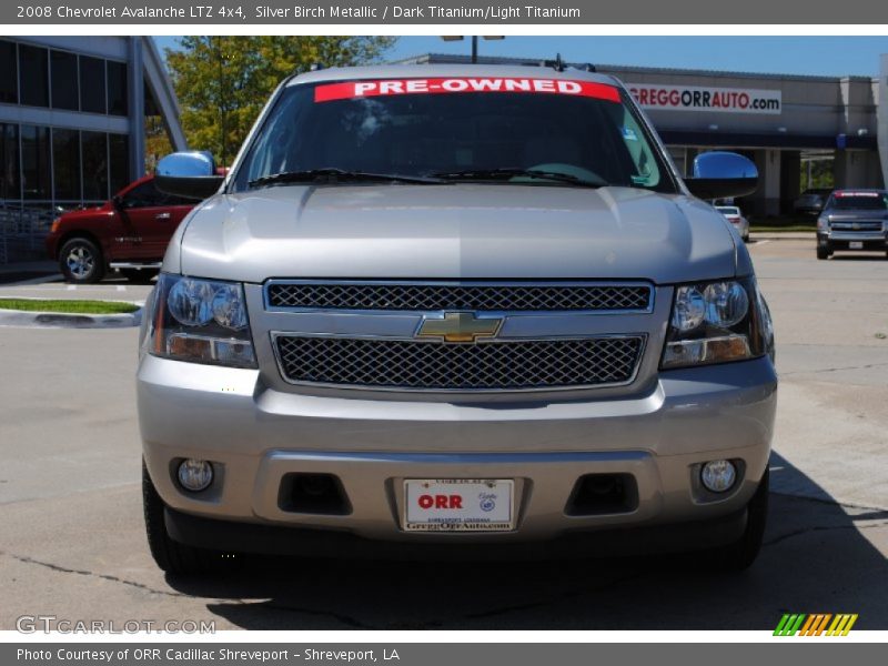 Silver Birch Metallic / Dark Titanium/Light Titanium 2008 Chevrolet Avalanche LTZ 4x4