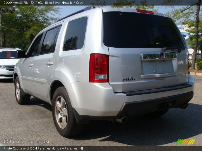 Billet Silver Metallic / Gray 2009 Honda Pilot EX 4WD