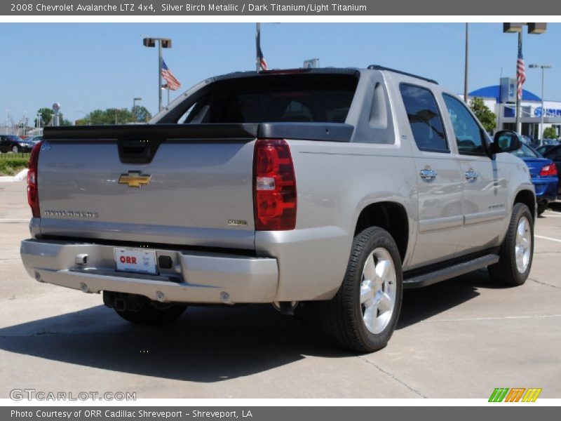 Silver Birch Metallic / Dark Titanium/Light Titanium 2008 Chevrolet Avalanche LTZ 4x4