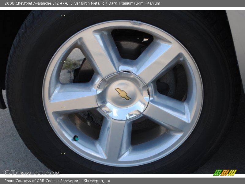 Silver Birch Metallic / Dark Titanium/Light Titanium 2008 Chevrolet Avalanche LTZ 4x4