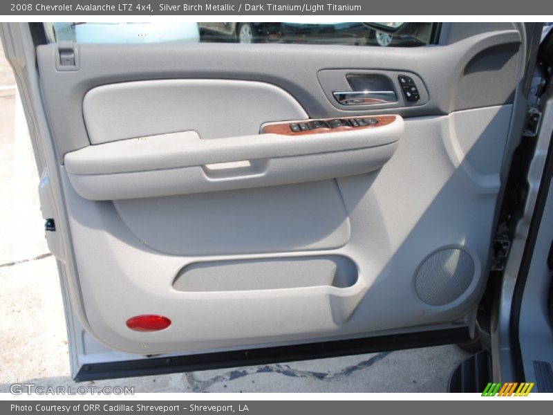 Silver Birch Metallic / Dark Titanium/Light Titanium 2008 Chevrolet Avalanche LTZ 4x4