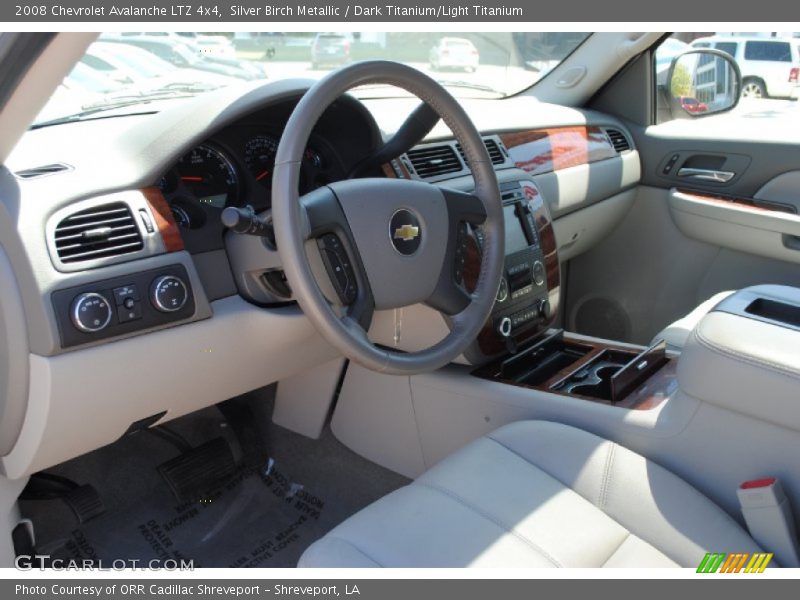 Silver Birch Metallic / Dark Titanium/Light Titanium 2008 Chevrolet Avalanche LTZ 4x4
