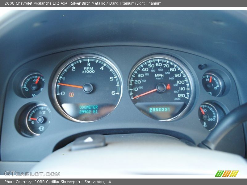  2008 Avalanche LTZ 4x4 LTZ 4x4 Gauges