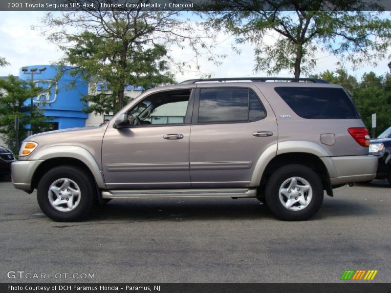 Thunder Gray Metallic / Charcoal 2001 Toyota Sequoia SR5 4x4