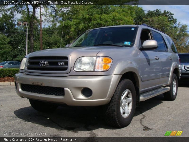 Thunder Gray Metallic / Charcoal 2001 Toyota Sequoia SR5 4x4