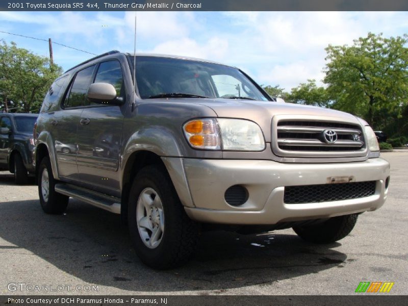 Thunder Gray Metallic / Charcoal 2001 Toyota Sequoia SR5 4x4