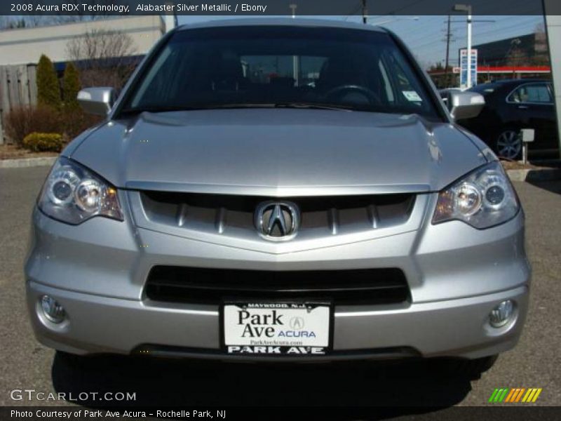 Alabaster Silver Metallic / Ebony 2008 Acura RDX Technology