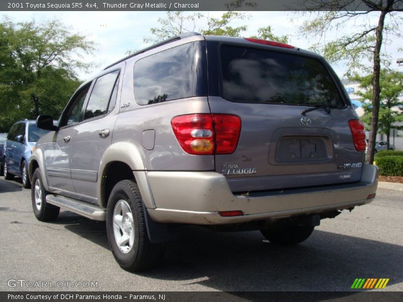 Thunder Gray Metallic / Charcoal 2001 Toyota Sequoia SR5 4x4