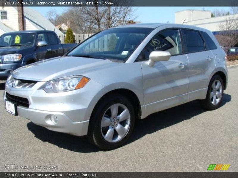 Alabaster Silver Metallic / Ebony 2008 Acura RDX Technology