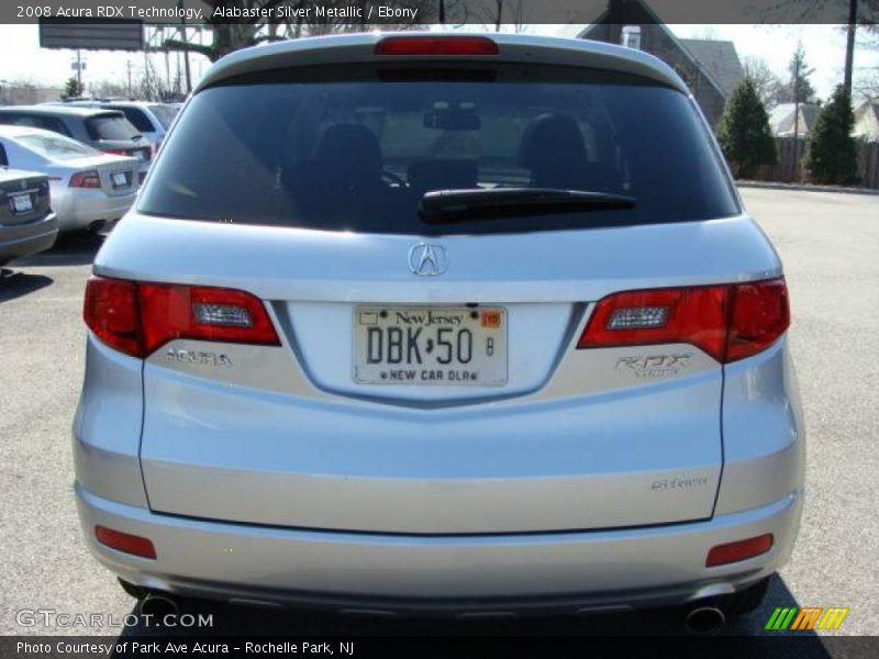 Alabaster Silver Metallic / Ebony 2008 Acura RDX Technology