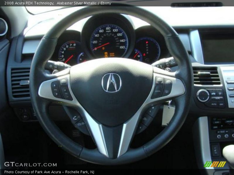 Alabaster Silver Metallic / Ebony 2008 Acura RDX Technology