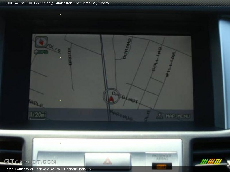 Alabaster Silver Metallic / Ebony 2008 Acura RDX Technology