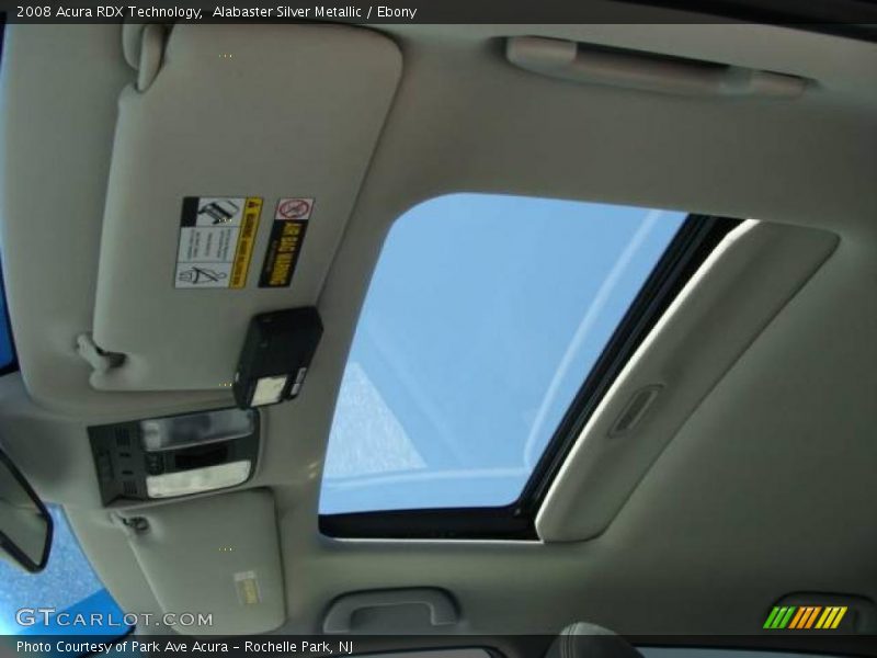 Alabaster Silver Metallic / Ebony 2008 Acura RDX Technology