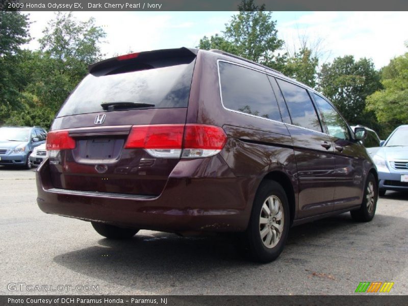 Dark Cherry Pearl / Ivory 2009 Honda Odyssey EX