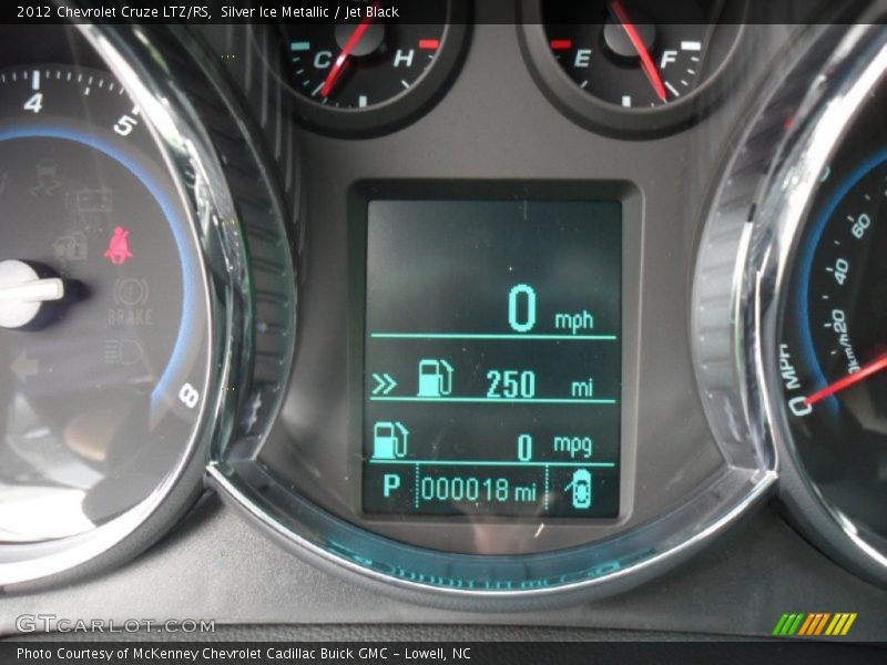 Silver Ice Metallic / Jet Black 2012 Chevrolet Cruze LTZ/RS