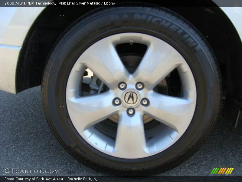 Alabaster Silver Metallic / Ebony 2008 Acura RDX Technology