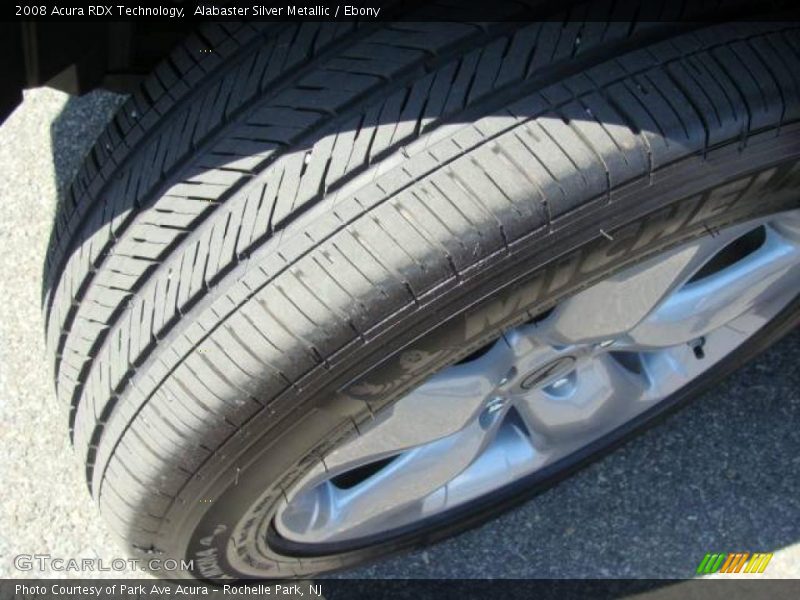 Alabaster Silver Metallic / Ebony 2008 Acura RDX Technology