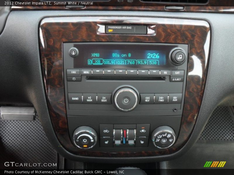 Audio System of 2012 Impala LTZ