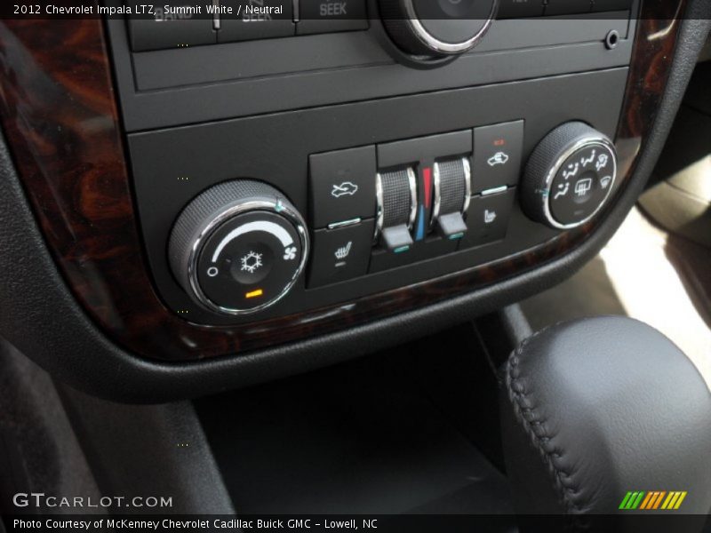 Controls of 2012 Impala LTZ